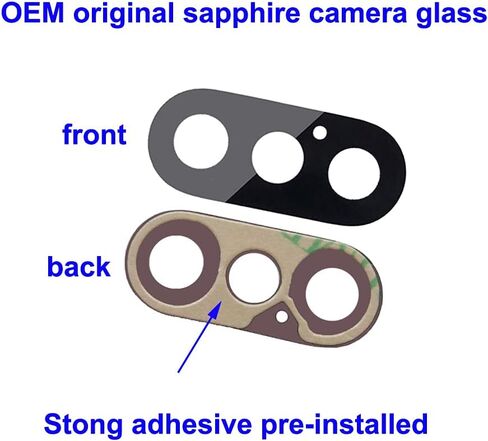 استبدال عدسة زجاجية للكاميرا الخلفية الأصلية من OEM لهاتف iPhone Xs وiPhone Xs Max مع لاصق مثبت مسبقًا مع مجموعة أدوات in Kuwait