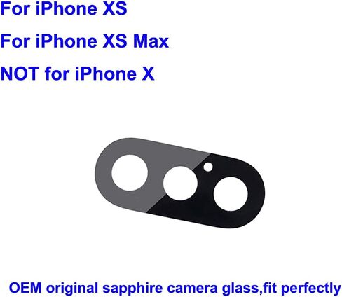 استبدال عدسة زجاجية للكاميرا الخلفية الأصلية من OEM لهاتف iPhone Xs وiPhone Xs Max مع لاصق مثبت مسبقًا مع مجموعة أدوات in Kuwait