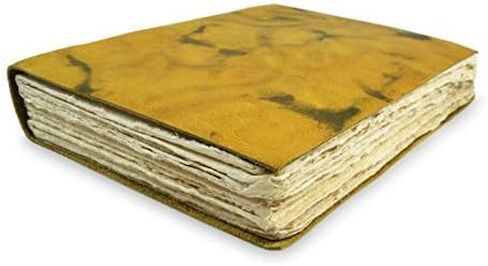 Kathmandu Valley Co. Nepali Yeti Tracker Journal, Writing Notebook with Handmade Lokta Paper, Vintage Office Notebook Made in The Himalayas of Nepal. (5x8 inch, Wool) in Saudi Arabia