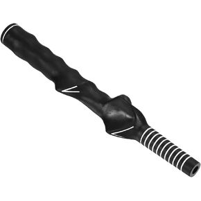 PATIKIL Golf Club Training Grip, 0.36" Right Handed Teaching Practice Swing Non-Slip Auxiliary Aid Correction for Golf Trainer Beginner, Black