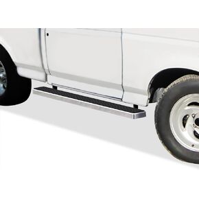 APS Premium 5in Stainless Steel Running Boards Compatible with Ford Bronco F150 Regular Cab 80-96