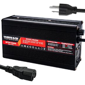72V 5A Lead Acid AGM Gel VRLA OPZV Battery Charger Used for 72V Lead Acid Battery DC 82.8V Output 3pin C13 N+ L- Smart Charger