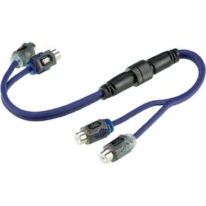 Scosche EFX Rogue 2F-2M Powersports/Marine Twisted Weatherproof RCA Quick Disconnect