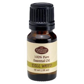 Fabulous Frannie Dill Weed 100% Pure, Undiluted Essential Oil Therapeutic Grade - 10 ml. Great for Aromatherapy!
