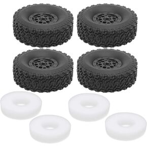 VBESTLIFE Rubber Tire Wheel Hub, RC Car Tires Replacement for C14 / C14K / C24 RC Car