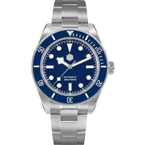San Martin Watches for Men - NH35 Movement Automatic Dive Watches SN008GC 40mm Mens Watch 20Bar Waterproof Sapphire Crystal Luminous Mechanical Watches