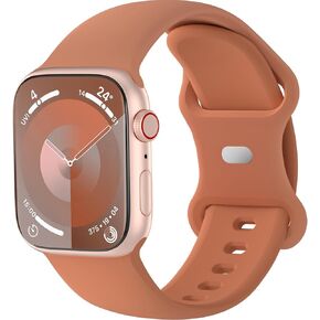 Extra Widened Silicone Bands Compatible with Apple Watch 38mm 40mm 41mm 42mm 44mm 45mm 49mm, Replacement Soft Waterproof Sport Strap Wristbands for iWatch Series 9/8/7/6/5/4/3/2/1 Ultra SE Women Men