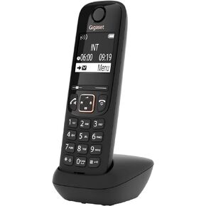 Gigaset A694A Expandable Cordless Phone - answering Machine - Caller ID - high Contrast Display - Brilliant Voice Quality HSP - Long Standby time 180 Hours - Made in Germany, Black