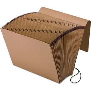 Esselte Pendaflex Full-Flap Daily Expanding Files (ESSK17DOX), Brown