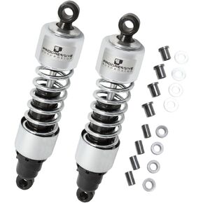 Progressive Suspension 412-4219C Chrome 12.5" Heavy Duty Low Buck Factory Replacement Rear Suspension Shock