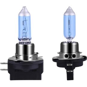 H11B Halogen Headlight Bulb with Super White Light Long Life Replacement PGJY19-2 12V/55W (2 Pack)