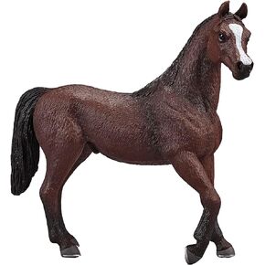 MOJO Arabian Stallion, Chestnut Realistic Horse Toy Replica Hand Painted Figurine