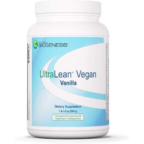 نوترا بيوجينيسيس - الفانيليا النباتية فائقة النعومة - مخفوق الطعام الوظيفي، المشروبات الغذائية المجففة، مكمل البروتين النباتي - 1.2 رطل in Kuwait