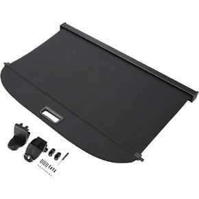 uxcell Retractable Cargo Cover for Mazda CX-30 2020-2023 Waterproof Non Slip SUV Rear Trunk Shielding Shade Black