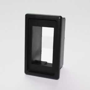 X-Haibei 1 Single Rocker Switch Panel Housing Switch Holder Black Plastic
