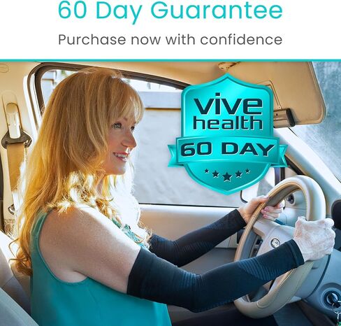 كم ضغط للذراع من Vive - دعامة لدعم الكوع مع حماية من الأشعة فوق البنفسجية - غلاف تبريد للألم - رياضة سوداء مناسبة لصيد الأسماك in Saudi Arabia