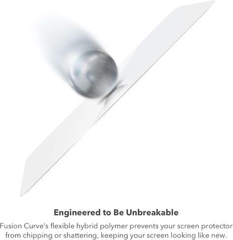 InvisibleShield Fusion with D3O for Samsung Galaxy S22 – Flexible Hybrid Screen Protection – Strengthened with D3O – Extreme Impact and Scratch Protection in Saudi Arabia