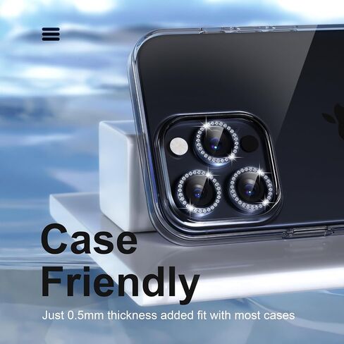 Misea Compatible for iPhone 17 Pro/iPhone 17 Pro Max Camera Lens Protector in Kuwait