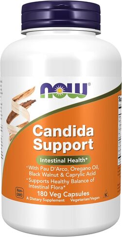 Now Foods - Candida Support - 180 Vegetarian Capsules (Pack of 1) in Saudi Arabia
