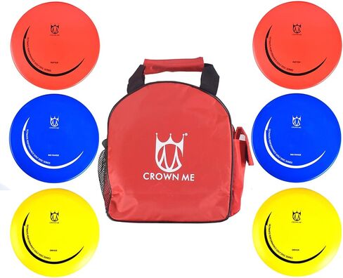 Disc Golf Set, Disc Golf Starter Set,Includes 1pc Bag with Water Bottle Pocket and Accessory Pocket, 2pcs Drivers, 2pcs Mid-Ranges, 2pcs Putters, 1pc Mini Disc Marker and 1pc Towel in Saudi Arabia