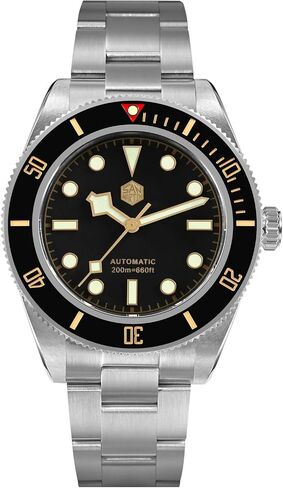 San Martin Watches for Men - NH35 Movement Automatic Dive Watch SN008GC 40mm Mens Watch 20Bar Waterproof Sapphire Crystal Luminous Mechanical Wristwatch in Saudi Arabia