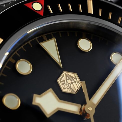 San Martin Watches for Men - NH35 Movement Automatic Dive Watch SN008GC 40mm Mens Watch 20Bar Waterproof Sapphire Crystal Luminous Mechanical Wristwatch in Saudi Arabia