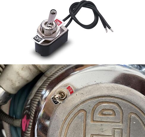 Heavy Duty Toggle Switch, Electric Switch On Off, 6A 250V SPST 2 Pin ON/Off Rocker Toggle Switch, Waterproof ON Off Switch Universal for Car Truck Boat (1PCS) in Saudi Arabia
