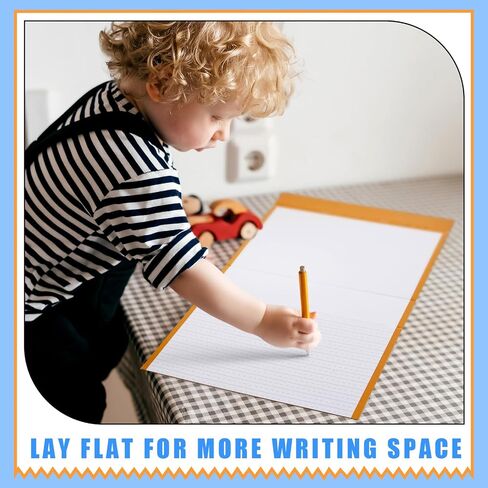 2 Pcs Folding Slant Board for Writing 13.58 x 12.96 Inch Magnetic Large Writing Board Incline Writing Pad Portable Sloped Surface to Improve Handwriting Legibility for Kids Writing Drawing in Saudi Arabia