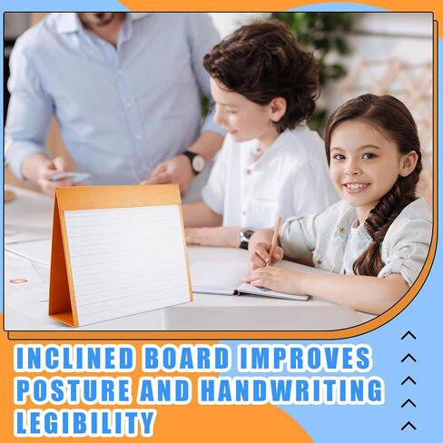 2 Pcs Folding Slant Board for Writing 13.58 x 12.96 Inch Magnetic Large Writing Board Incline Writing Pad Portable Sloped Surface to Improve Handwriting Legibility for Kids Writing Drawing in Saudi Arabia