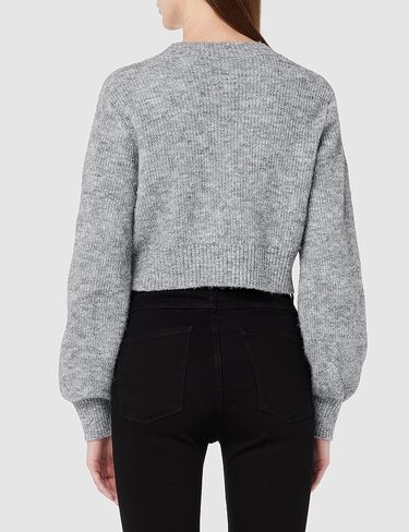 Women's Cardigan Sweaters Open Front Cropped Cardigan Button Up Chunky Knit Sweaters V-Neck Cute Short Sweater Tops in Saudi Arabia