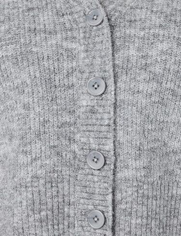 Women's Cardigan Sweaters Open Front Cropped Cardigan Button Up Chunky Knit Sweaters V-Neck Cute Short Sweater Tops in Saudi Arabia