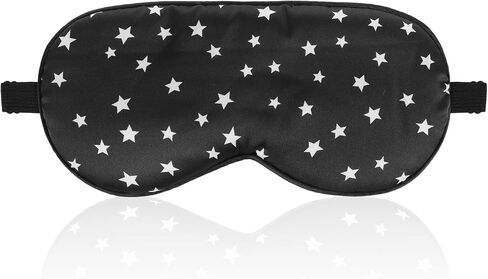Silk Sleep Eye Mask Comfortable Soft Eye Mask with Adjustable Buckle Perfect Blocks Light Breathable Eye Cover Side Sleeping Aid Blindfold for Night Travel Meditation Nap Women Men in Saudi Arabia
