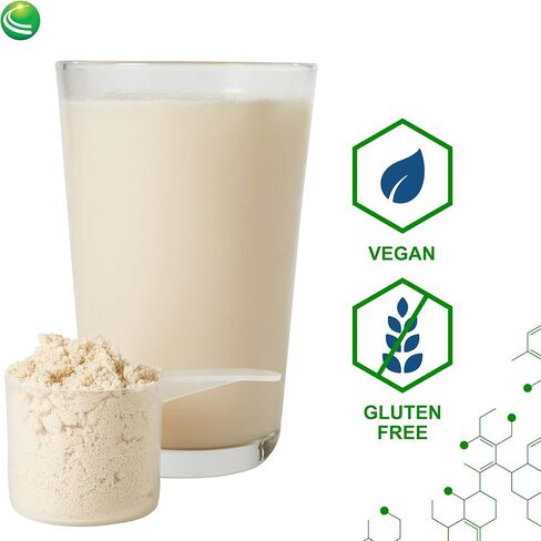 نوترا بيوجينيسيس - الفانيليا النباتية فائقة النعومة - مخفوق الطعام الوظيفي، المشروبات الغذائية المجففة، مكمل البروتين النباتي - 1.2 رطل in Kuwait