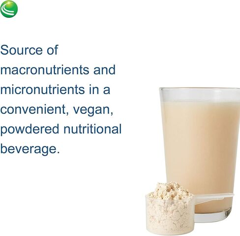 نوترا بيوجينيسيس - الفانيليا النباتية فائقة النعومة - مخفوق الطعام الوظيفي، المشروبات الغذائية المجففة، مكمل البروتين النباتي - 1.2 رطل in Kuwait