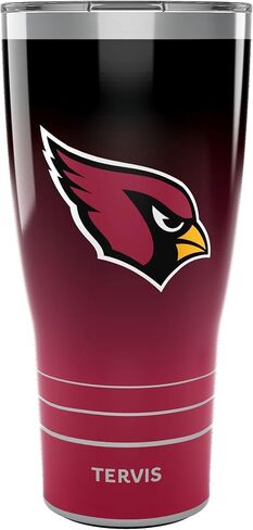 كوب Tervis NFL Arizona Cardinals-Ombre معزول، 20oz، من الفولاذ المقاوم للصدأ in Kuwait