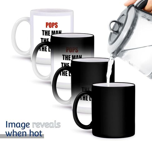 3dRose Pops The Man The Myth The Legend Mug, 1 Count (Pack of 1), Blue in Saudi Arabia