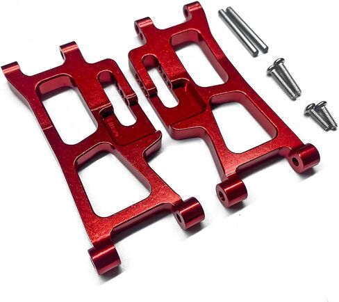 قطعة غيار معدنية مطورة لسيارة Hyper Go H14BM MJX 14210 14209 1/14 بدون فرش سيارات RC، مجموعة ذراع التأرجح لكأس التوجيه وأعمدة الجسم لبرج الصدمات (أحمر، براغي) in Kuwait