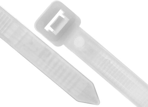 Secure 8 Inch UV Black 120 lb Heavy Duty Nylon Cable Tie - 100 Pack in Kuwait