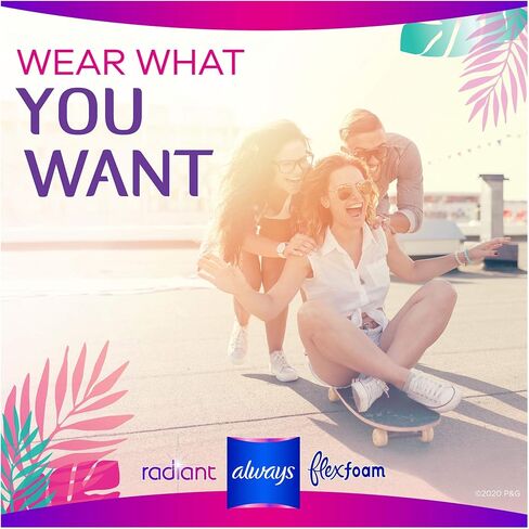 فوط صحية للمراهقين من Always Radiant، 14 قطعة (عبوة من 3) فوط صحية للمراهقين من Always Radiant، 14 قطعة (عبوة من 3) in Saudi Arabia