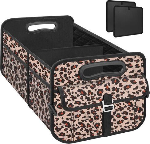 Trunk Organizer for Car, Collapsible Car Organizers and Storage - Portable Trunk Organizer SUV Car Accessories for Women/Men for Any Car, SUV, Mini-Van, Large, Black in Saudi Arabia