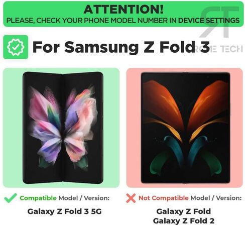 Designed for Samsung Galaxy Z Fold3 5G Case with Belt Clip Holster in Kuwait