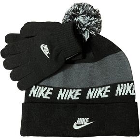 Nike Big Kids Elite Beanie and Gloves Set