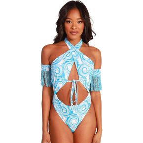 iHeartRaves Rave Bodysuits for Women - Sexy Bold Mesh See Through Cutout One Pieces