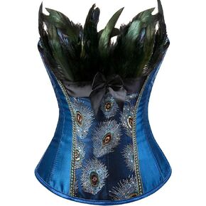 Blidece Women Corsets and Bustiers Sexy Lace up Corset Lingerie Top Shapewear Plus Size Costume in Kuwait