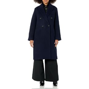 Vince WOMEN'S BRUSHED WOOL DOUBLE BREASTED COAT