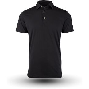 Fresh Clean Threads Mens Polo Shirts - Pre Shrunk Soft Fitted Premium Classic Shirt - Men's Polos Cotton Poly T-Shirt Blend
