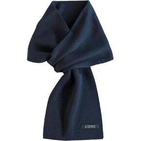 TAVARAT] 3-second scarf Mens short scarf compact size winter acrylic nylon wool soft touch Tps-020