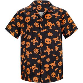 Hawaiian Shirts for Men Casual Button Down Shirts Short Sleeve Floral Beach Shirts