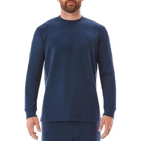 Member's Mark Soft Long Sleeve Lounge Tee (Small, Blue Cove Heather)