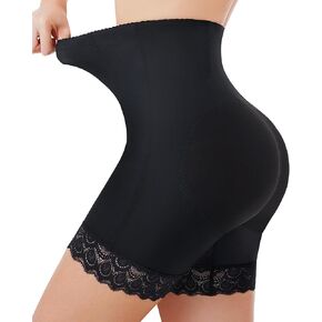 Nebility Plus Size Shapewear Tummy Control Underwear Butt Lifting Panties Hi-Waist Trainer Body Shaper Short Thigh Slimmer